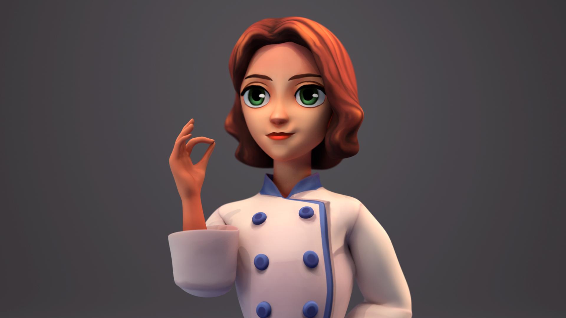 Simone for Super Chef game