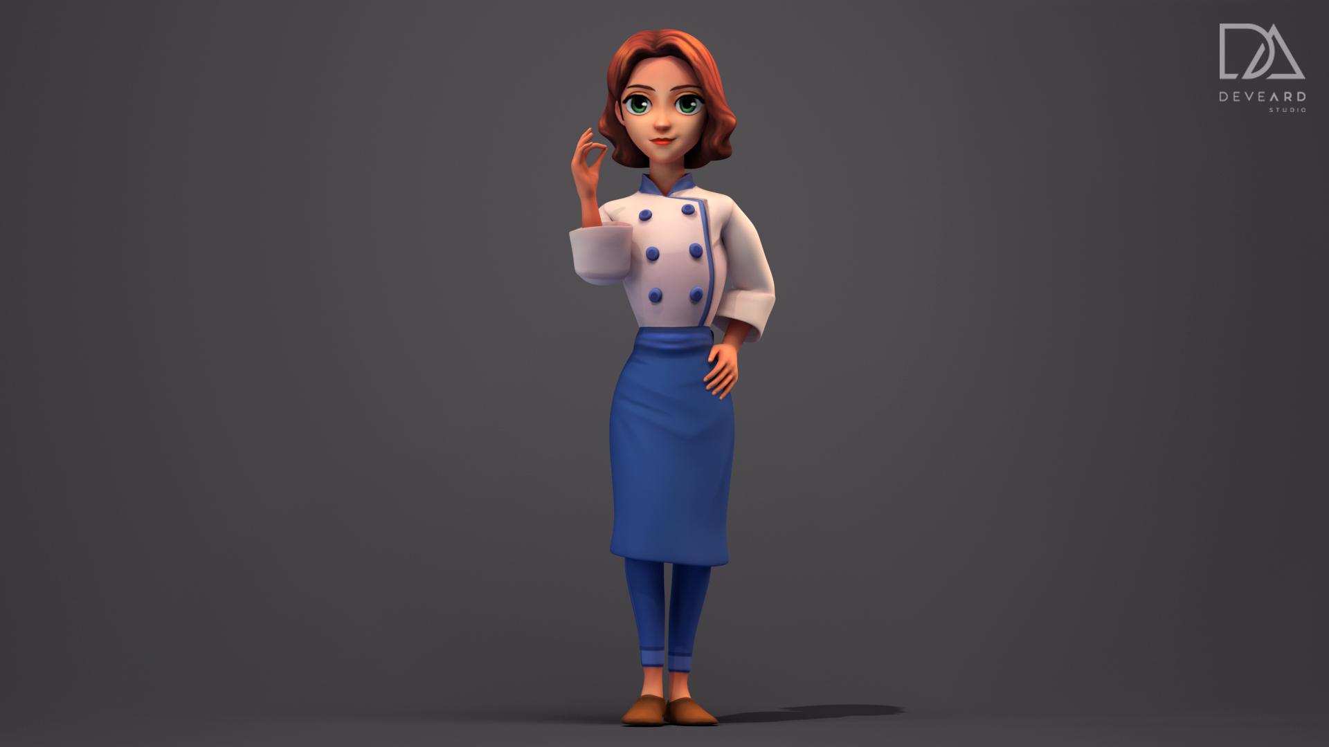 Simone for Super Chef game